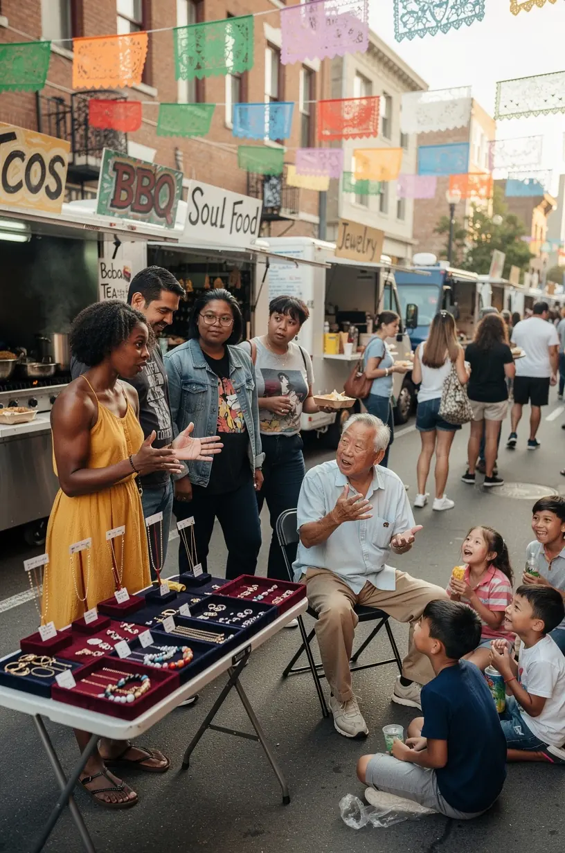 A professional speaker presenting data and local statistics to an engaged audience in a modern conference room.